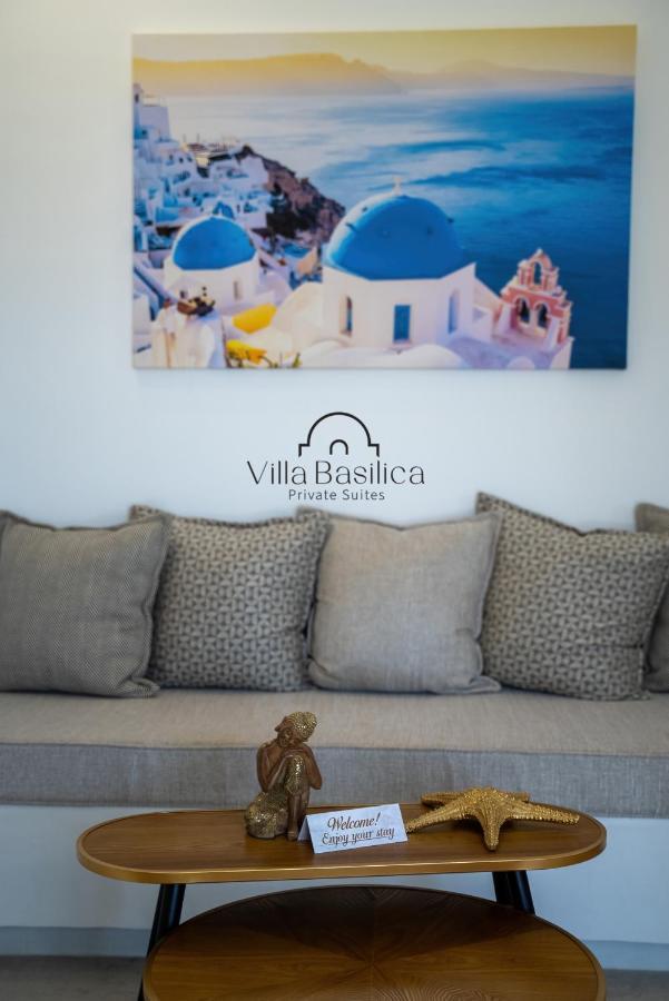 Villa Basilica Tefsia Playa de Perivolos Exterior foto